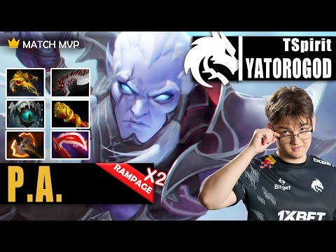 [2X RAMPAGE] Phantom Assassin Safelane | TSpirit.YATOROGOD | IMPROVING... | 7.32c Gameplay Highlight