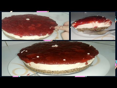 (التشيز كيك البارد على واصوله (سهل || The Best No-Bake...