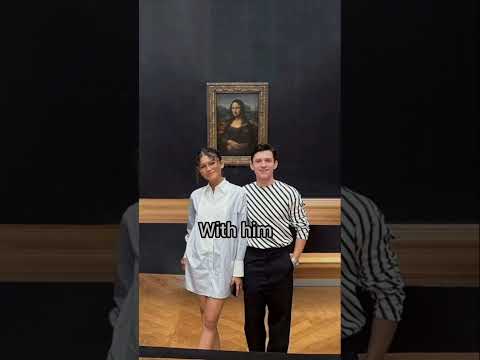 without him&with him#zendaya #tom holland