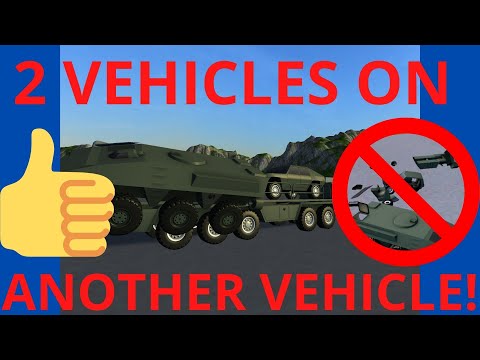 2 destructible vehicles on another destructible vehicle!!! | Turboprop Flight Simulator