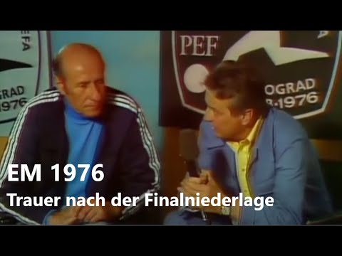 National coach Helmut Schön on the defeat in the 1976 European Championship final