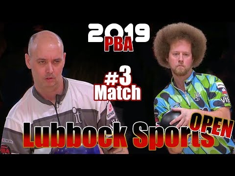 2019 Bowling - PBA Bowling Lubbock Sports Open #3 Dick Allen VS. Kyle Troup