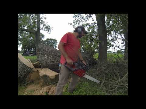 Ported Jonsered 2095 Bucking Firewood