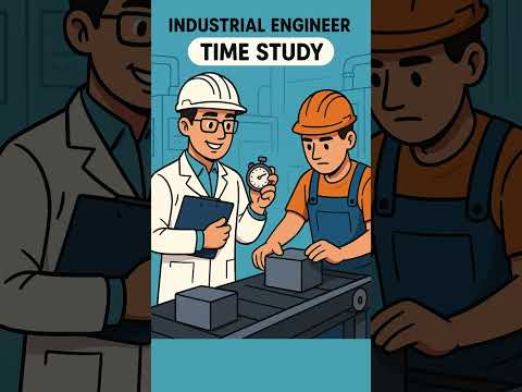 Time and Motion Study conducted by Industrial Engineers. #timestudy