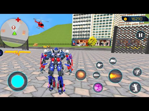 Robot Araba Oyunları #14 - Optimus Prime Multiple Transformation Jet Robot 2020 - Android Gameplay