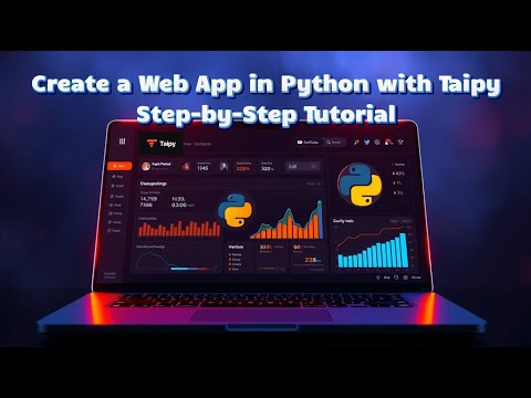 🚀 Create a Web App in Python with Taipy | Step-by-Step Tutorial 🐍