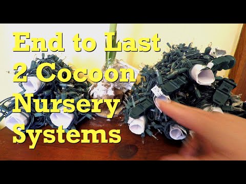 Decom of warming rack & 2 ENC worm cocoon nursery bins - vermicompost