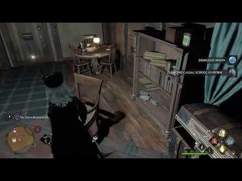 Demiguise Moon Statue HOGSMEADE Location UPSTAIRS THREE BROOMSTICKS INN - Hogwarts Legacy Guide