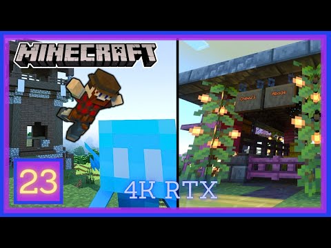 Raxamelius - Chewy's New Stable & a Lot of Fun Exploring | Minecraft 1.20 4K RTX Survival: Ep. 22