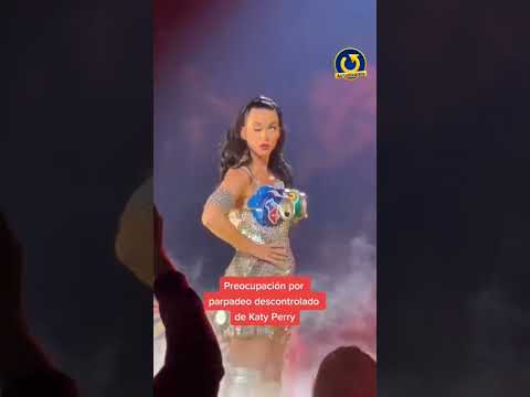 Parpadeo descontrolado de Katy Perry 😱 #KatyPerry #Parpadeo