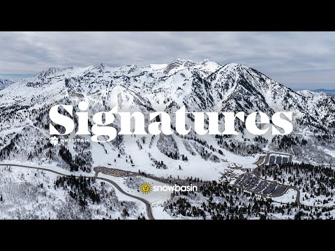 Skigebied Snowbasin in Utah