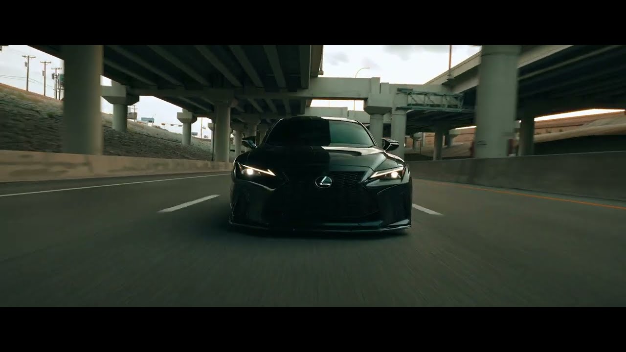 Bagged Lexus IS350 Rollers film