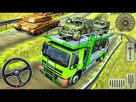 Us Army Vehicle Transport Truck Driving- Cargo Simulator 2023-Android Gameplay.