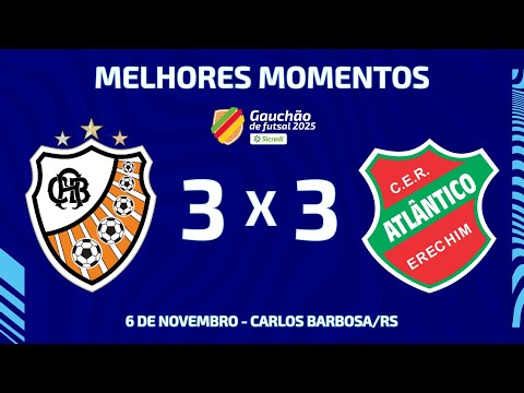 GOLS DO JOGO | ACBF 3 X 3 ATLÂNTICO | QUARTAS DE FINAL - JOGO DE IDA | GAUCHÃO SICREDI 2025