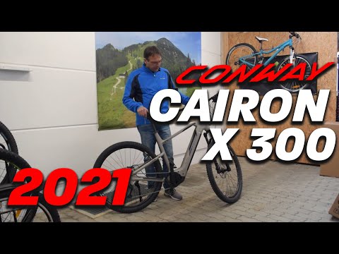 Conway Cairon X 300 | 2021 | Platin matt / black, Cross e-Bike