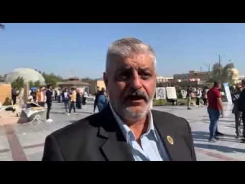 مدير قسم النشاطات الطلابية الاستاذ حيدر المعمار  ممثلاً عن جامعة اهل البيت عليهم السلام  في المهرجان الجامعي للفنون التشكيلية الذي اقامته وزارة التعليم العالي و البحث العلمي في جامعة البصرة