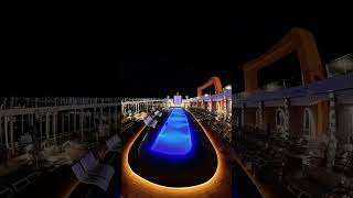 Cruise ships really do have some magical moments after dark.