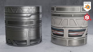 Sci-Fi Hard Surface Trim Sheet video thumbnail