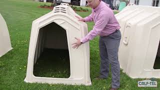 Домик для открытого содержания телят CALF-TEL O-Series 20/64