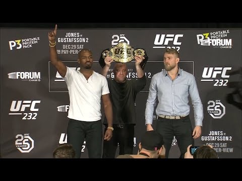 Le face à face de la conférence de presse avant combat de l'UFC 232