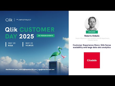 CITADELE BANKA: Qlik Sense scalability and large data sets analytics