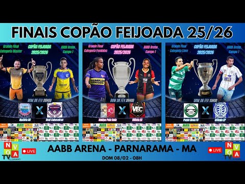 FINAIS - Copão Feijoada 25/26 - Parnarama - MA - AO VIVO