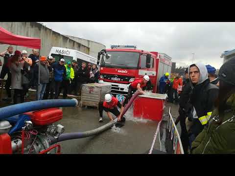 SDH Chyjice "zadek" - Otevřené Mistrovství Evropy v nalévačce 2018 pokus 2