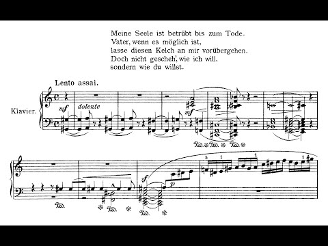 August Stradal - Fantasy on Liszt's 'Christus': II. Meine Seele ist Betrübt bis zum Tode