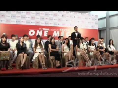 140830 JYP Nation in HongKong - Press con