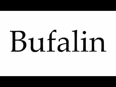 How to Pronounce Bufalin