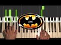 Batman 1989 Theme (Piano Tutorial Lesson)