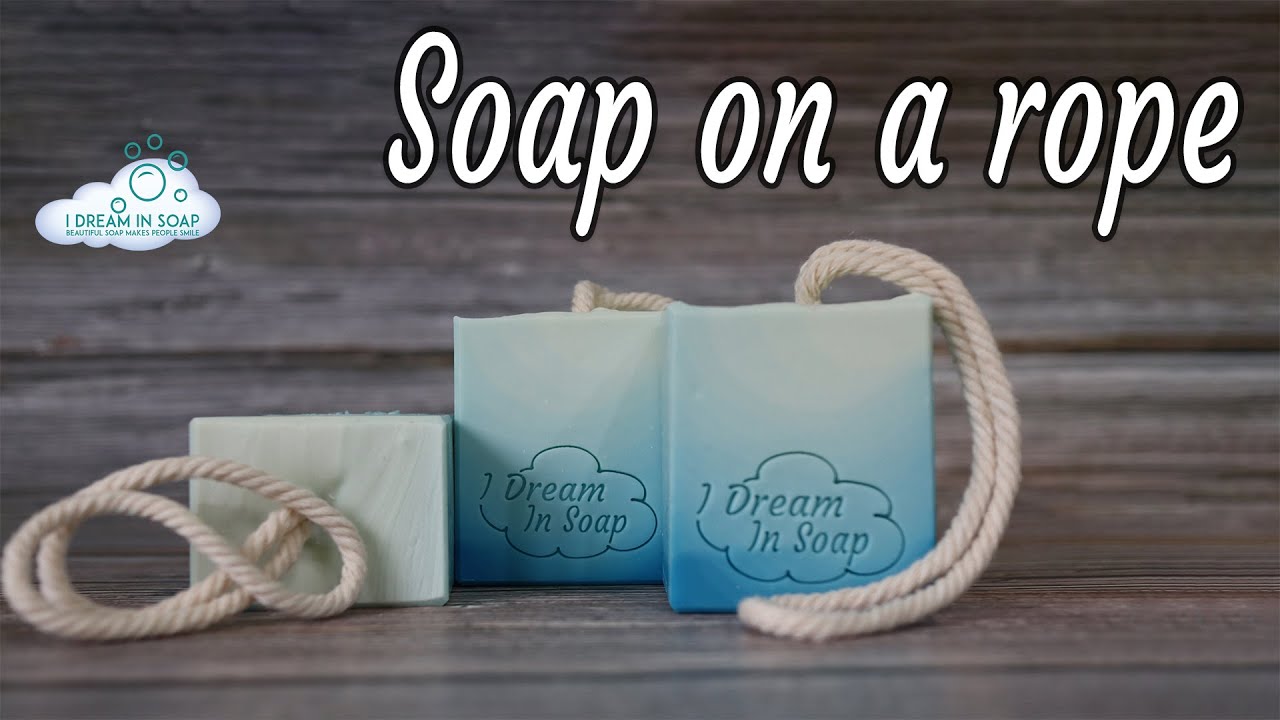 How to make cold process soap on a rope, cold process soap making. You can make this soap #8
