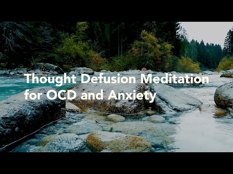 OCD Meditation | Guided Meditation for OCD/Anxiety - Detachment from Intrusive Thoughts