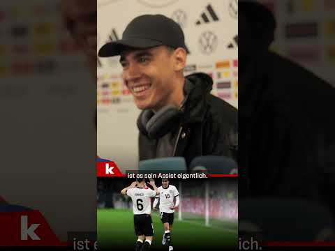 Video Thumbnail: Musiala, Nagelsmann und Co. über Balljungen und Ecken-Tor: "Sein Assist" #shorts