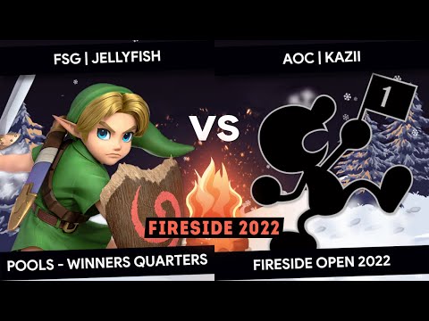 FIRESIDE OPEN 2022 - JellyFish (Young Link) vs Kazii (Mr. Game & Watch) - Pools - Winners Quarters