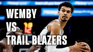 Victor Wembanayma - San Antonio Spurs - Portland Trail Blazers