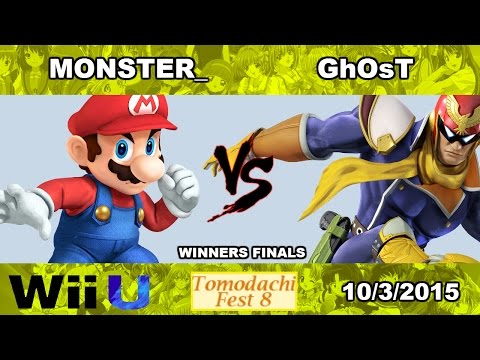Monster_ (Mario) vs. GhOsT (Falcon, Shulk) - SSB4 Winners Finals - Tomodachifest