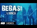 James new hindi song BEBASI from WARNING lyrics