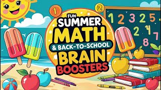 FREE Summer + Back to School Printable for Kids | Fun Learning Activities!