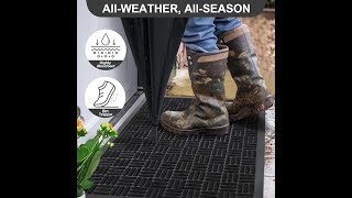 🚪 Best Heavy Duty Door Mat for Indoor & Outdoor! | Mibao Super Absorbent Welcome Mat Review