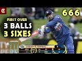 Sehwag 3 Balls 3 Sixes in First Over | 6 6 6 | 1st Over 1st ball Six | Cricket Records