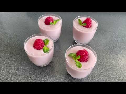 Raspberry Dessert Cups/No Gelatin