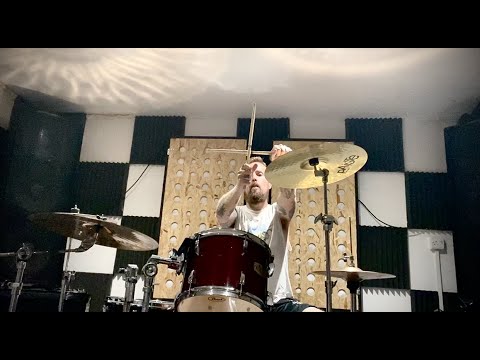 Biohazard Drum Cover - Shades of Grey, ...Red All Over