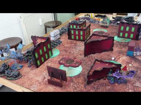 NEW ORKS Speedwaaagh! vs. DRUKHARI - BATTLEREPORT - 2000 Pts