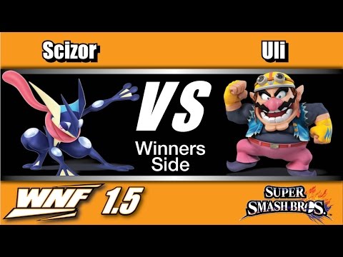 WNF 1.5 - Scizor (Greninja) Vs. Uli (Wario) Winners Side - Smash Wii U
