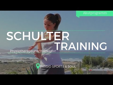 Therapeutische Übungen bei akuten Schulterschmerzen & Nackenverspannungen