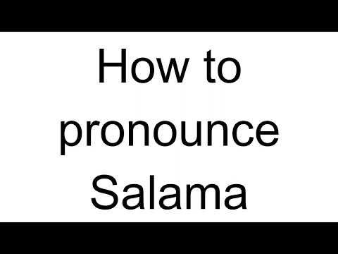 How to Pronounce Salama (Arabic)