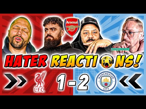 Arsenal Fans DEVASTATED 😫 Reactions to Liverpool 1-2 Man City | Premier League