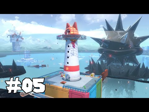 Bowser's Fury 100% Walkthrough - Part #05: Risky Whisker Pipe Tower