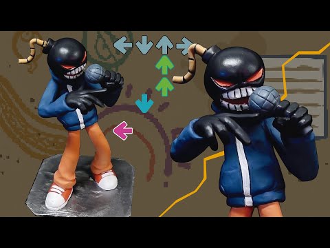[FNF] Making WHITTY ⚉ Friday Night Funkin' ➜ Clay Art